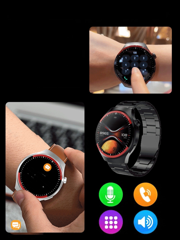 สมาร์ทวอทช์หน้าจอทรงกลมสำรวจอวกาศ WATCH4PRO