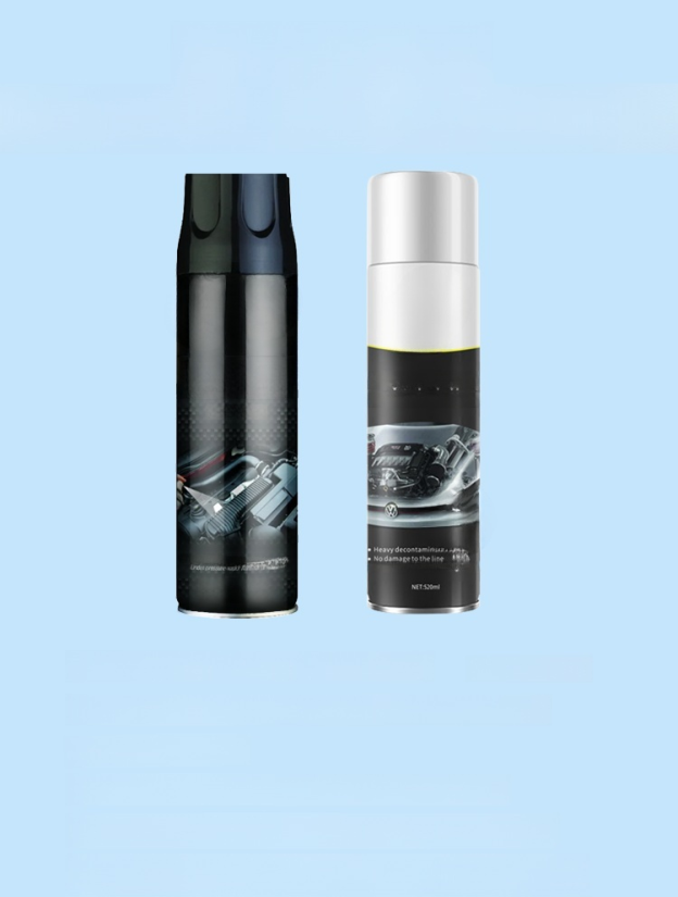 【ขจัดคราบสกปรกเก่า】สเปรย์โฟมทำความสะอาดภายในและภายนอกห้องเครื่องยนต์