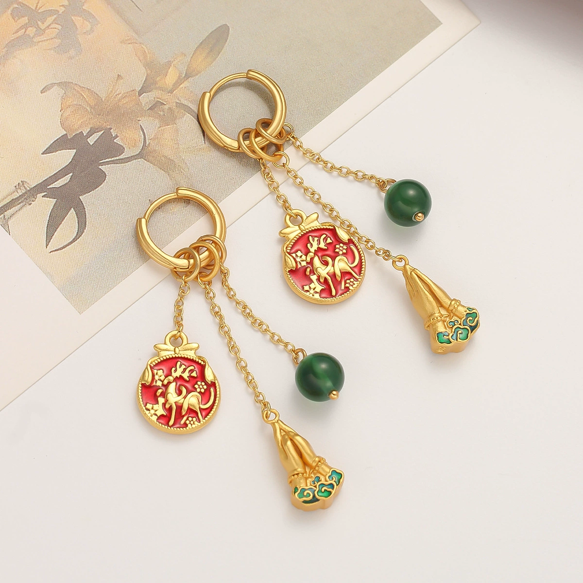 Yilu Shenghua Tassel Earrings-unexpected moments of joy and growth on life’s journey