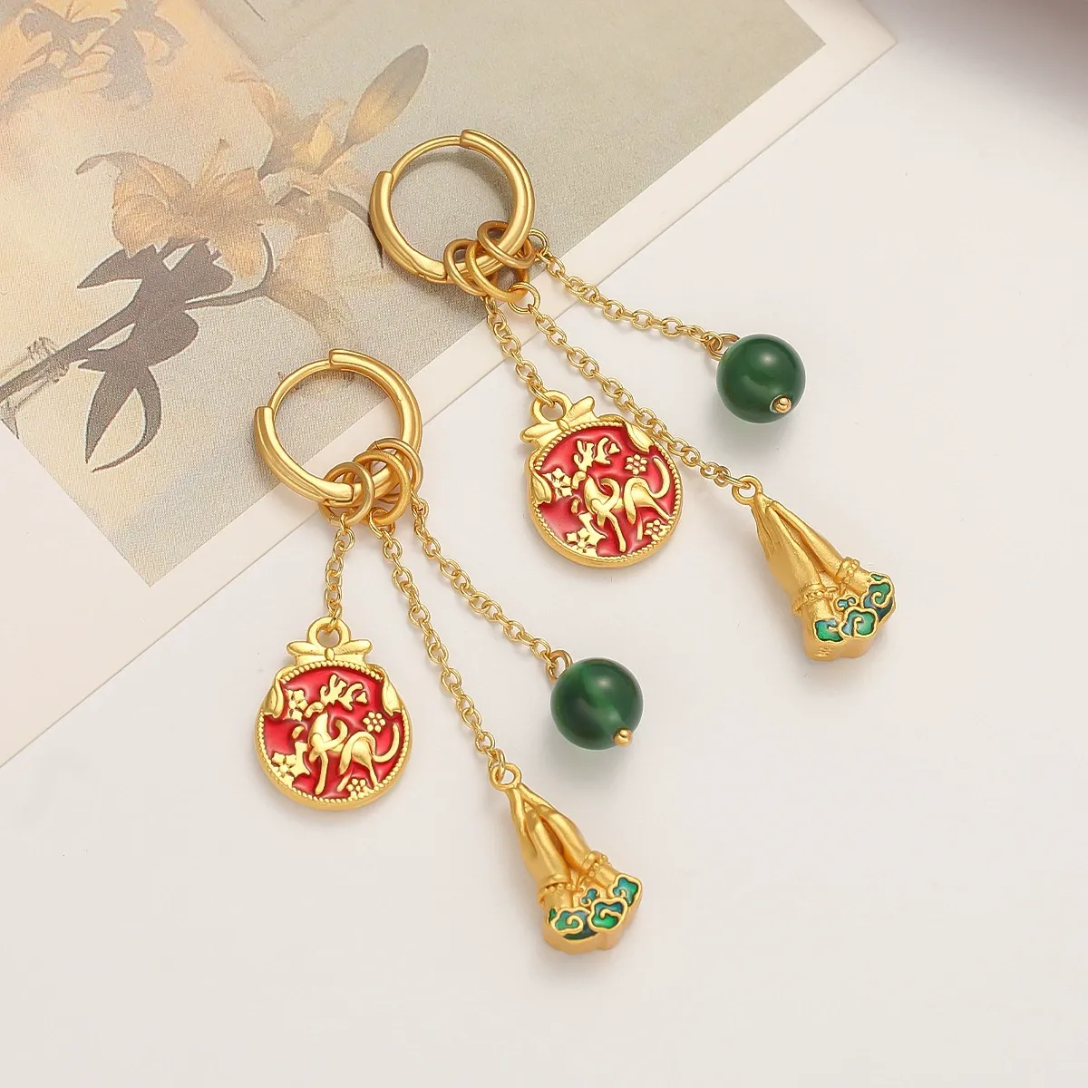 Yilu Shenghua Tassel Earrings-unexpected moments of joy and growth on life’s journey