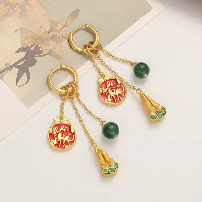 Yilu Shenghua Tassel Earrings-unexpected moments of joy and growth on life’s journey