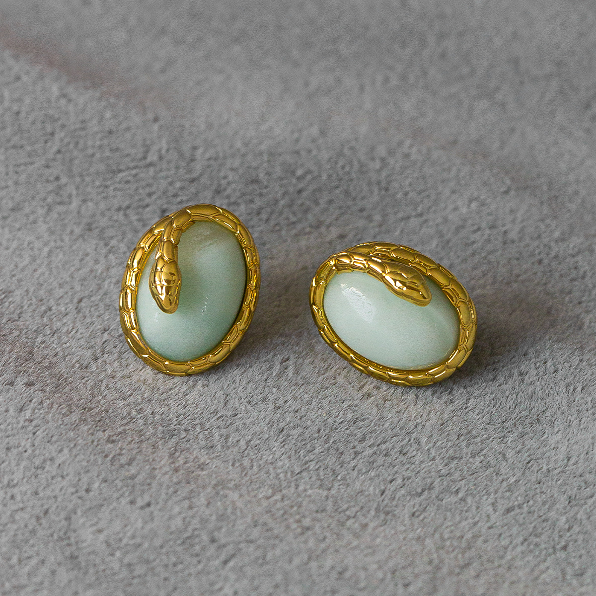 Year of the Snake Earrings- intelligence, grace, prosperity, and enduring fortune