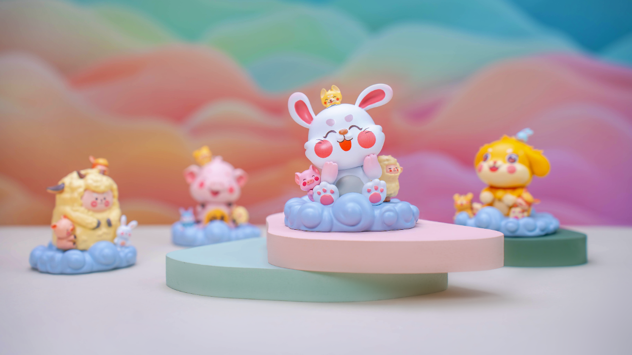 2025 Year of the Snake Fortune Decoration | Chinese Zodiac Triad & Hexad Harmony Figurine for Home & Office – Attract Luck, Wealth, and Noble Support