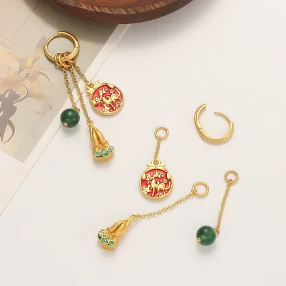 Yilu Shenghua Tassel Earrings-unexpected moments of joy and growth on life’s journey