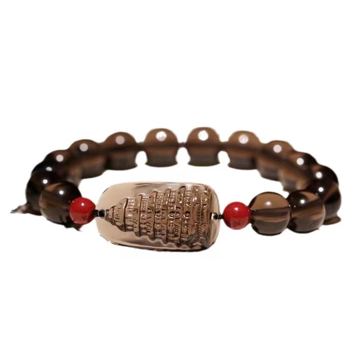Natural crystal Wenchang Tower bracelet