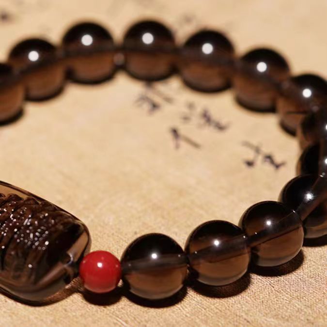 Natural crystal Wenchang Tower bracelet