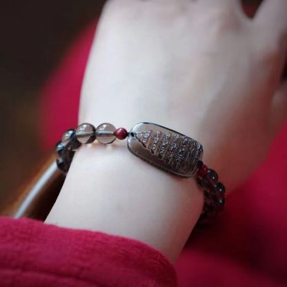 Natural crystal Wenchang Tower bracelet