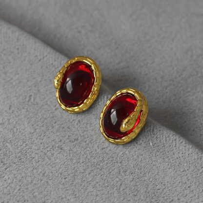 Year of the Snake Earrings- intelligence, grace, prosperity, and enduring fortune