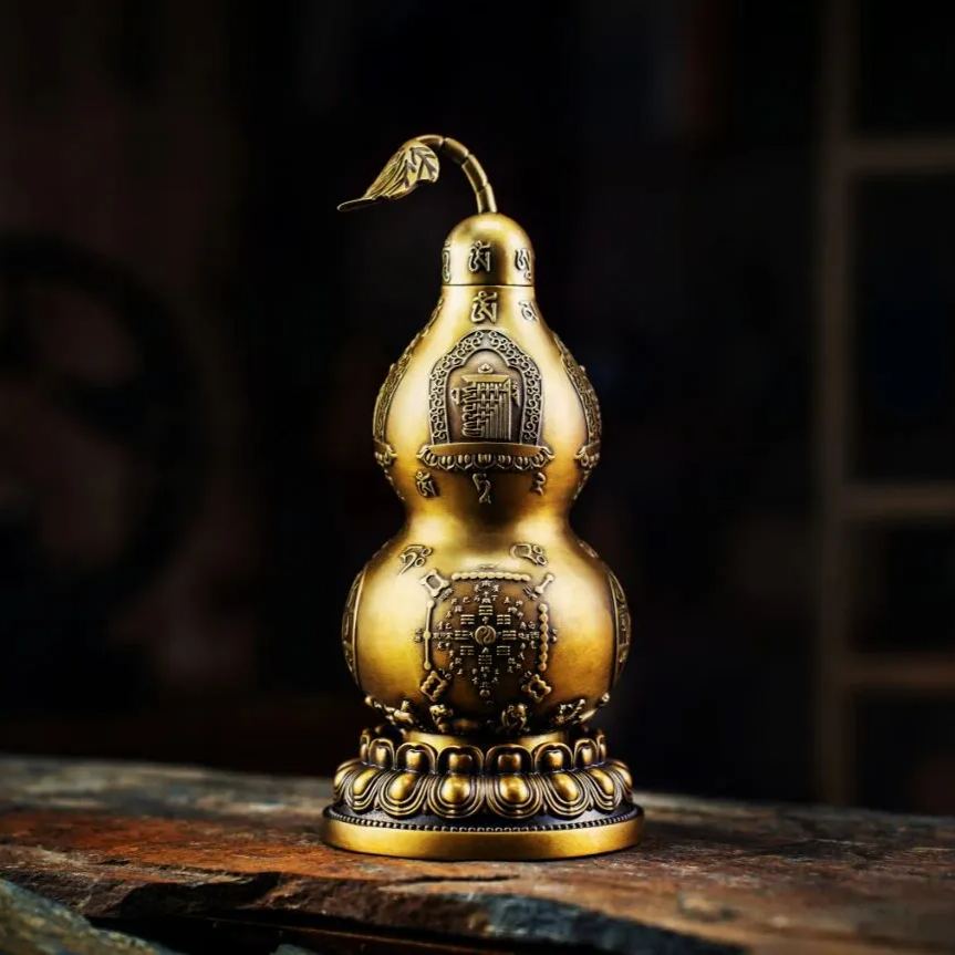 Ling Shan Magic Gourd - An Auspicious Mascot for Attracting Wealth and Protecting in Home and Office Feng Shui