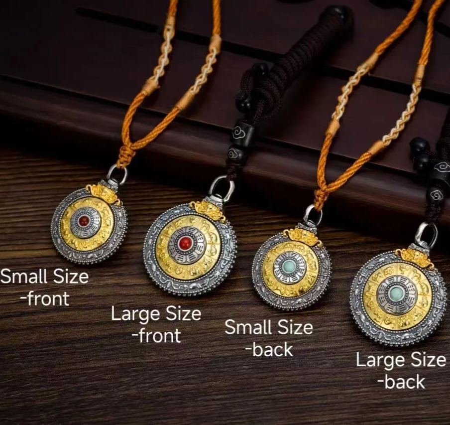 Nine Palaces & Zodiac Amulet Pendant