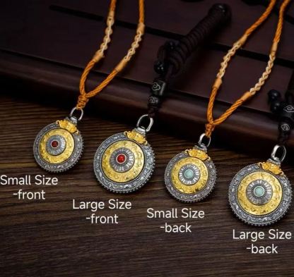 Nine Palaces & Zodiac Amulet Pendant