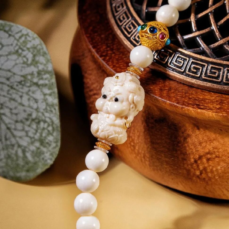 Jade & Celadon Mammoth Abundance Cuff-– Boost Wealth Instinct, Shield Negativity