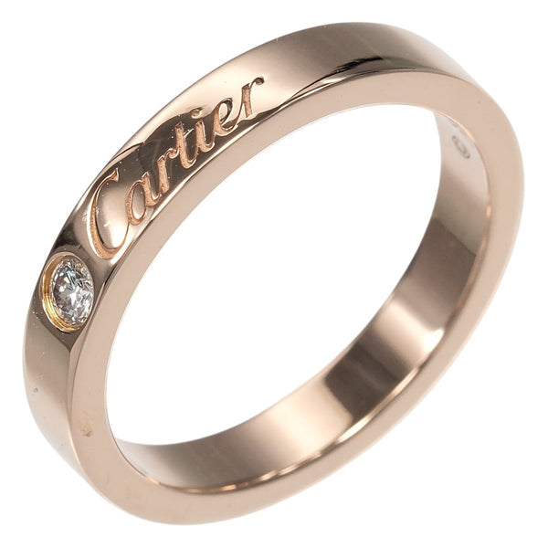 カルティエ Cドゥ エングレーブド リング・指輪 7号