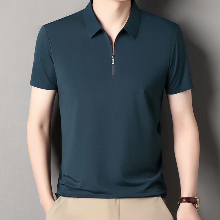 ポロシャツ 2 Low Thin Border V Collar T (3color) Womens-Color-Block-V-Placket-