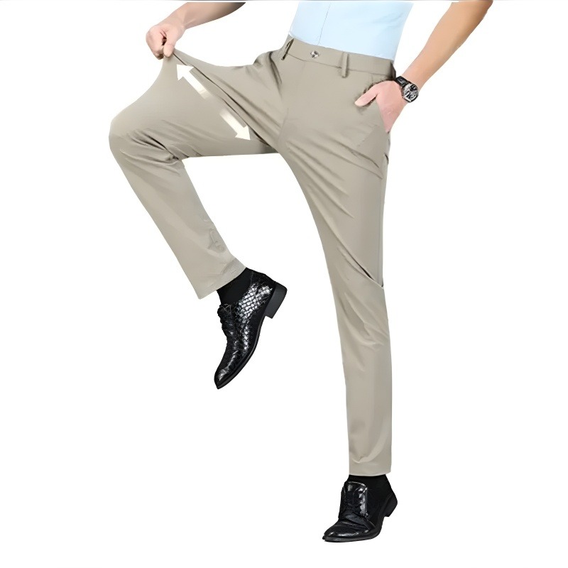 LYNSIL スラックス メンズ ビジネス パンツ 4WAYストレッチ