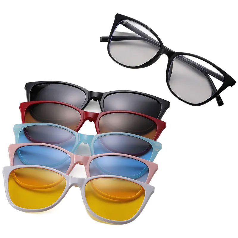 欧米風レトロ調5in1サングラス-老眼鏡 おしゃれ-Eterlens
