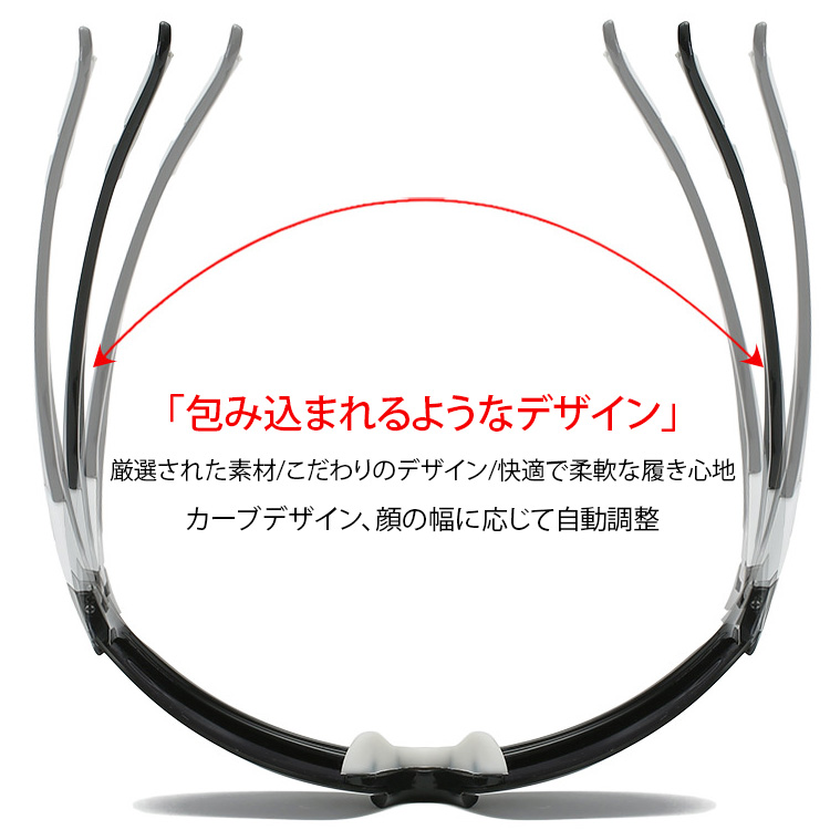 Eterlens 男女兼用スポーツ対応偏光サングラス