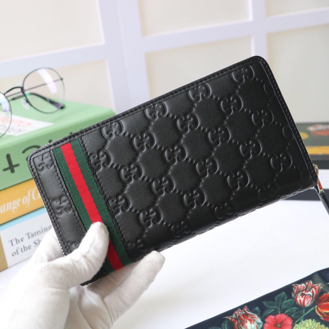 GUCCIネックボウ※箱無し BALENCIAGA|GUCCIコラボ ネオ クラシック ジップウォレット