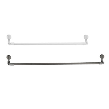 免打孔強力可折疊吸盤多功能晾衣桿