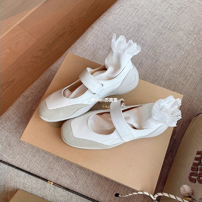 苏茵茵同款鞋舒适魔术贴内增高机能玛丽珍休闲鞋女单鞋