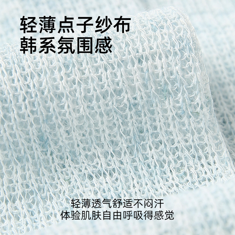 夏季薄款女袜点子纱公主风精编袜网眼夏季透气中筒袜