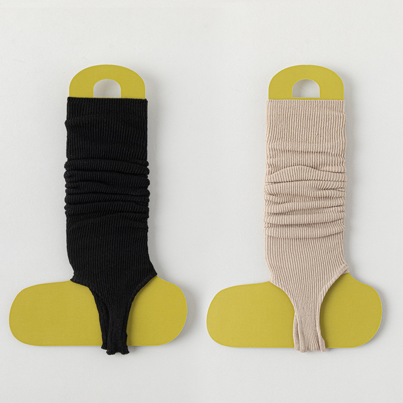 堆堆袜套女生春腿套踩脚y2k辣妹高筒芭蕾风显腿长夏踩脚款高筒