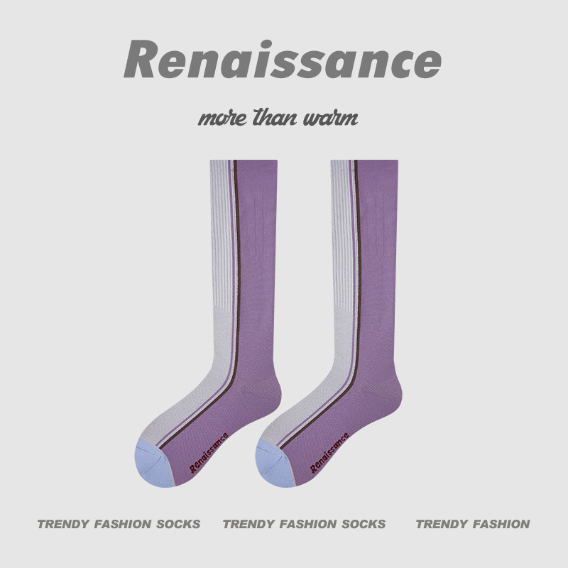 微压薄款运动压力袜专业跑步跳绳健身小腿肌能长筒袜