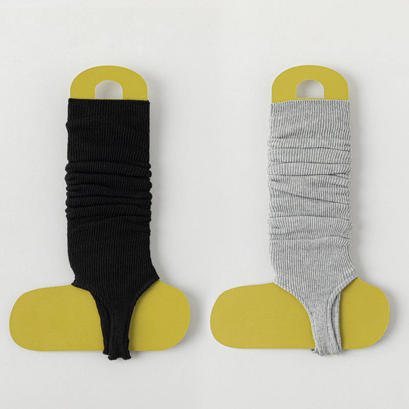 堆堆袜套女生春腿套踩脚y2k辣妹高筒芭蕾风显腿长夏踩脚款高筒