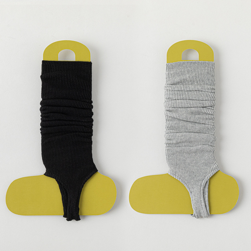 堆堆袜套女生春腿套踩脚y2k辣妹高筒芭蕾风显腿长夏踩脚款高筒