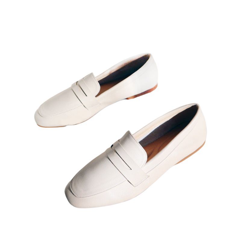 韩版单鞋女士春夏季新款懒人鞋浅口平底豆豆鞋休闲百搭乐福鞋