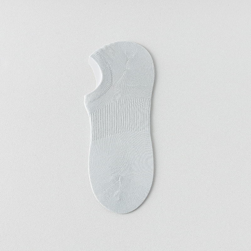 桑蚕丝船袜女款春夏轻薄无骨柔软吸汗防滑不掉跟隐形纯色低帮短袜