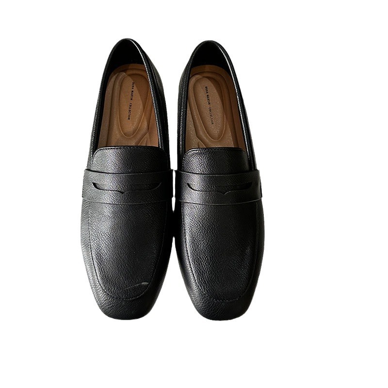 韩版单鞋女款春夏秋季新款软底平底鞋简约百搭女士乐福鞋通勤