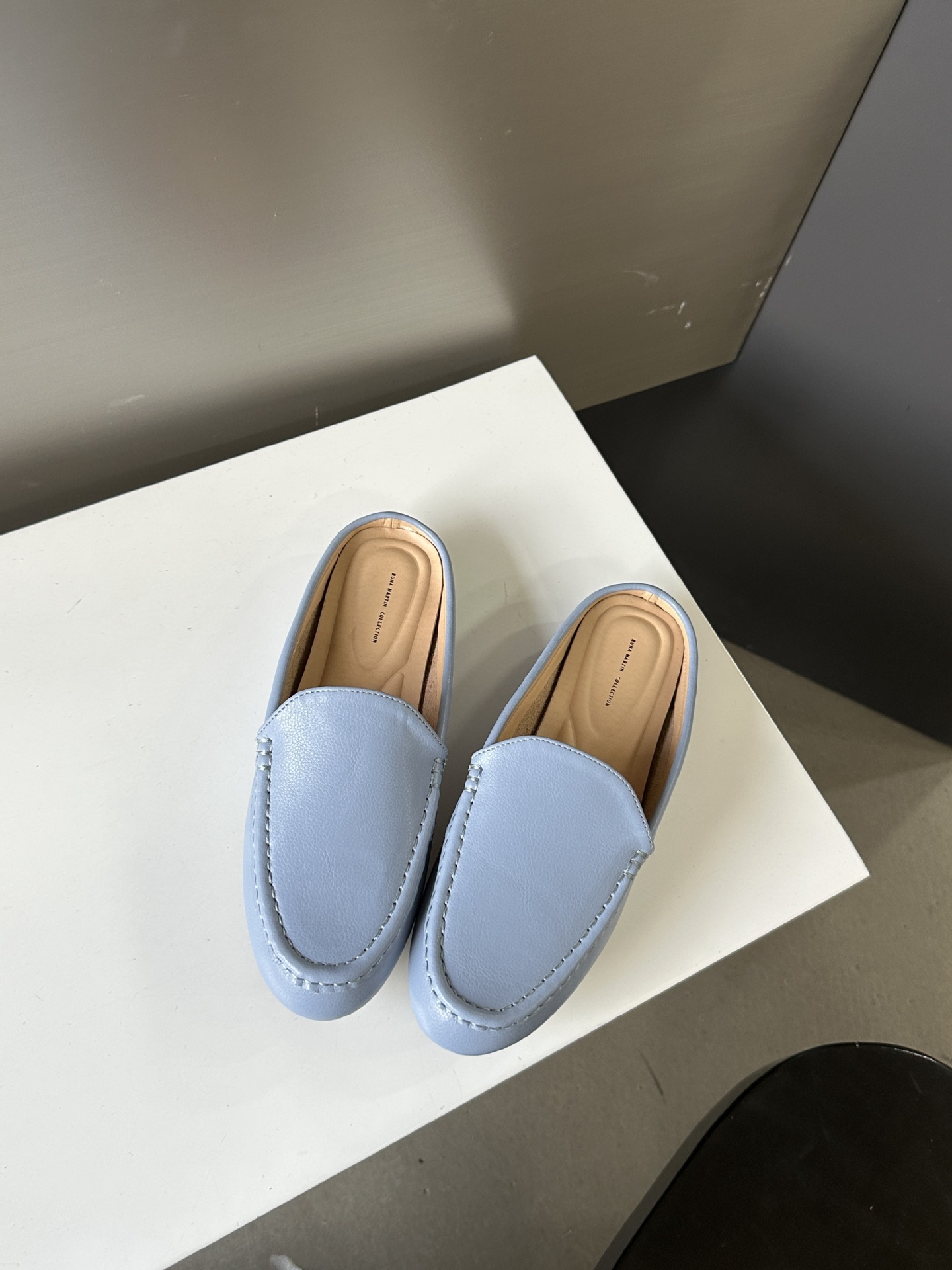 夏秋季新款单鞋女韩版简约时尚包头半拖鞋女外穿一脚蹬懒人鞋