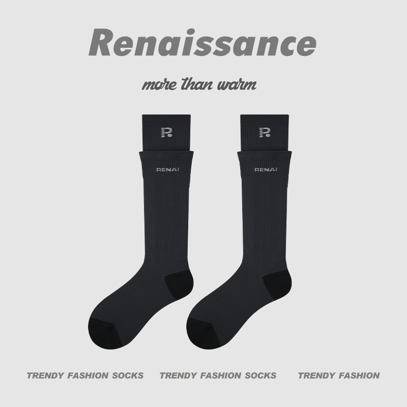 微压薄款运动压力袜专业跑步跳绳健身小腿肌能长筒袜