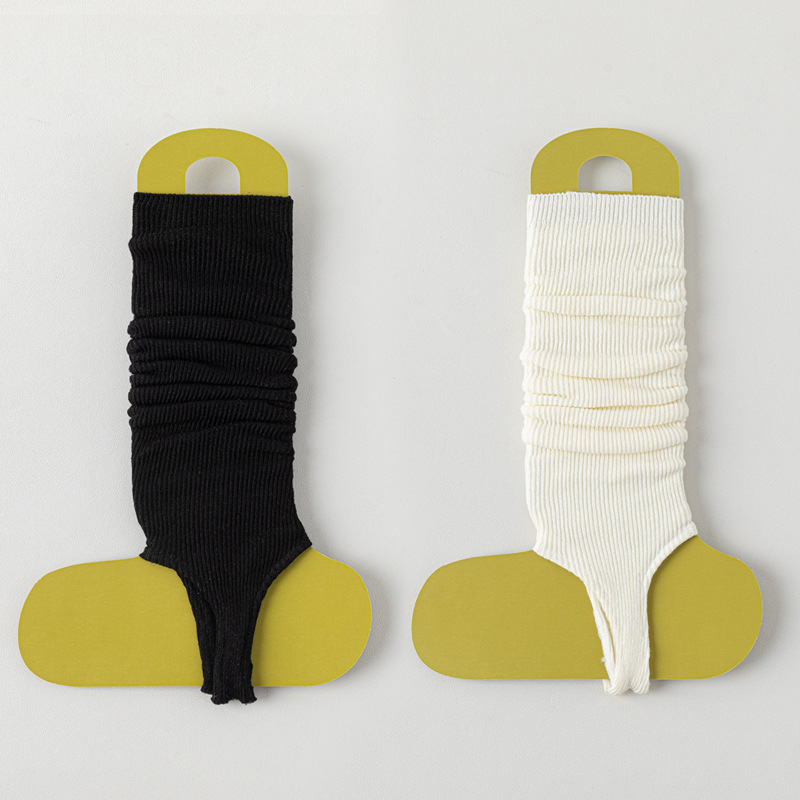 堆堆袜套女生春腿套踩脚y2k辣妹高筒芭蕾风显腿长夏踩脚款高筒