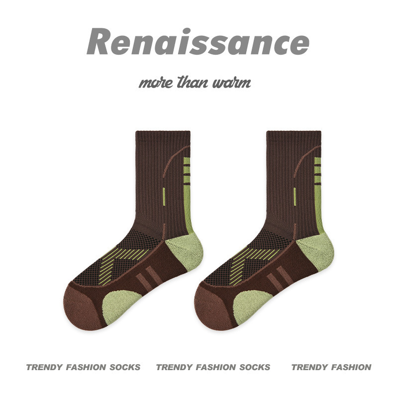 专业毛巾底袜子女跑步跳绳袜吸汗透气白色少女运动袜