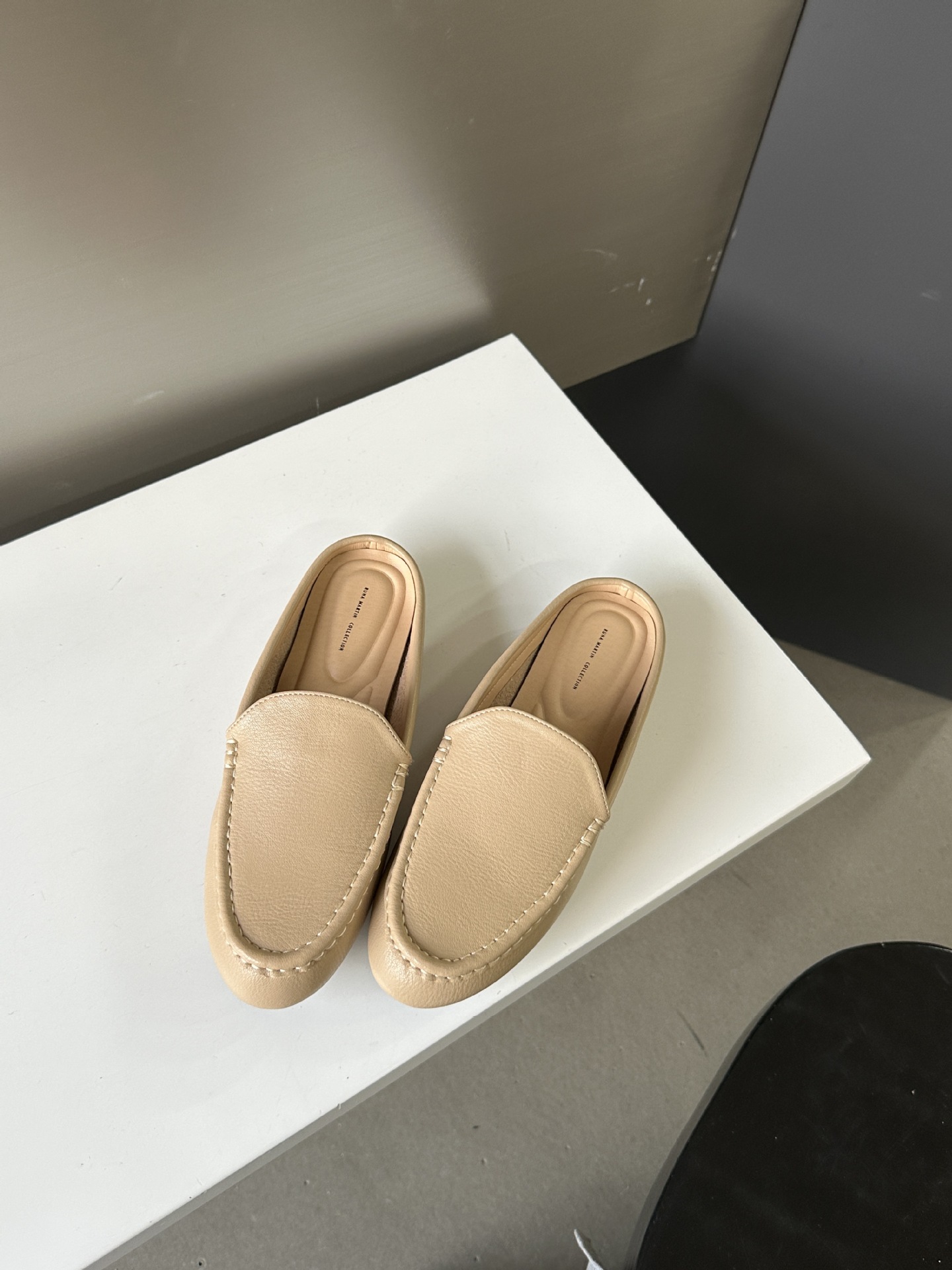 夏秋季新款单鞋女韩版简约时尚包头半拖鞋女外穿一脚蹬懒人鞋