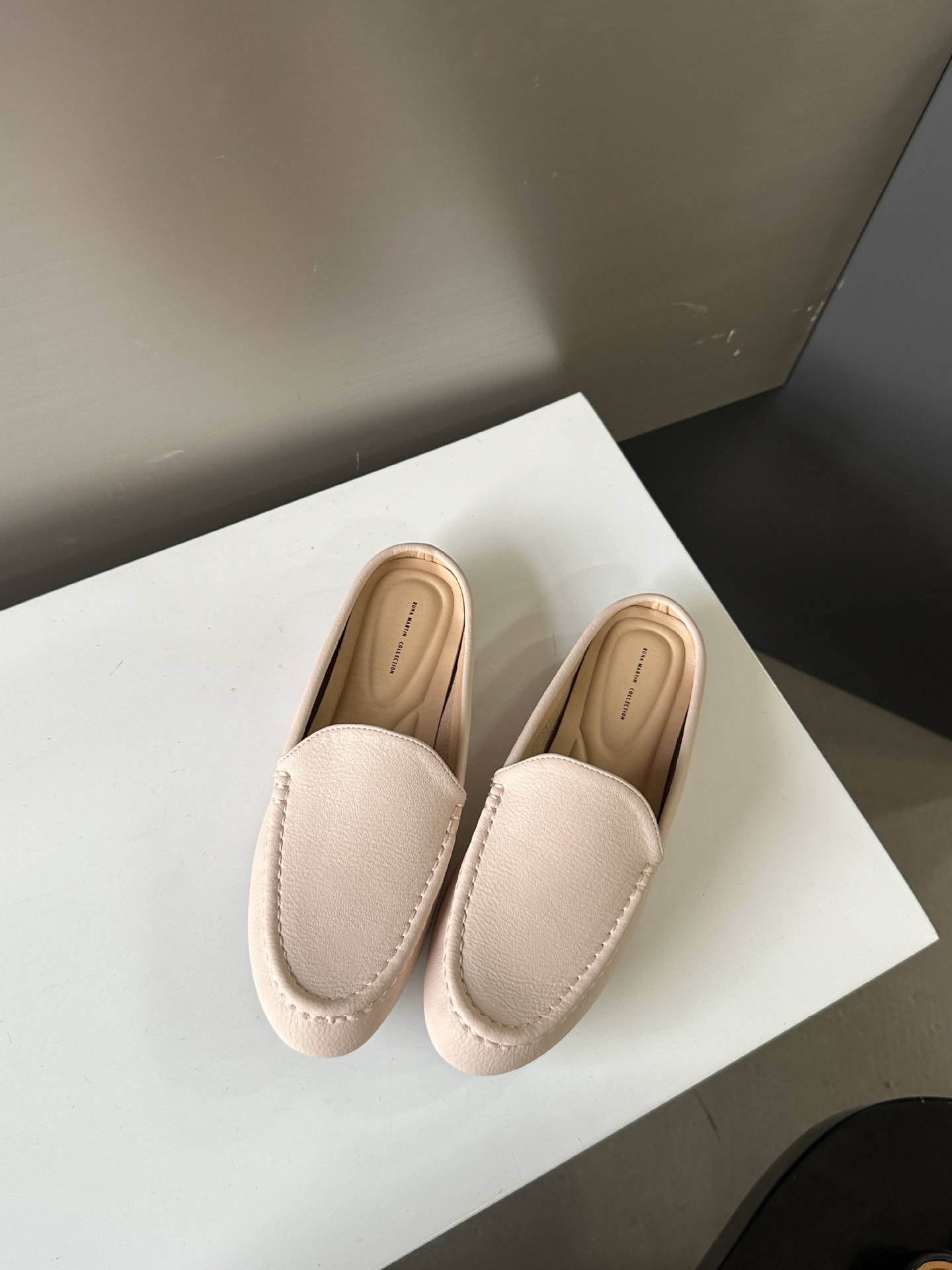 夏秋季新款单鞋女韩版简约时尚包头半拖鞋女外穿一脚蹬懒人鞋