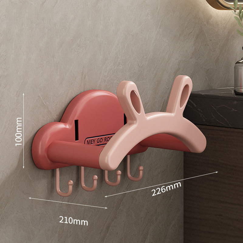 【兔耳臉盆架】小兔臉盆置物架伸縮臉盆架浴室免打孔收納神器