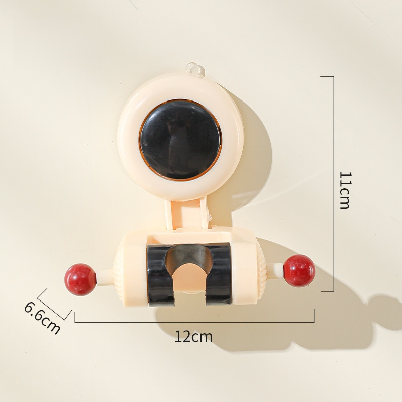 【隨意調整】免打孔吸盤花灑支架
