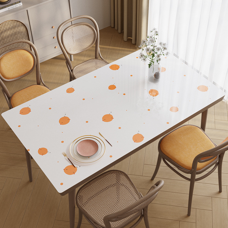 小清新餐桌防油污軟玻璃