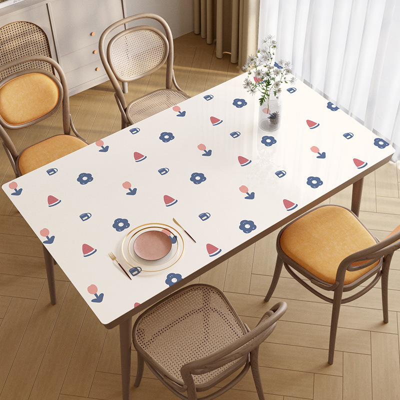 小清新餐桌防油污軟玻璃