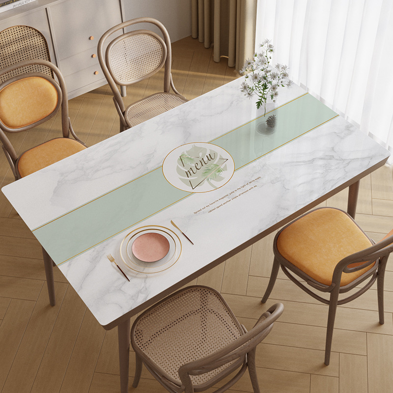 小清新餐桌防油污軟玻璃