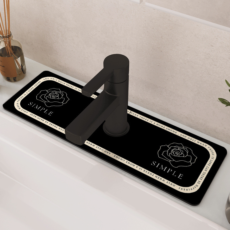 法式矽藻泥臺面吸水墊 