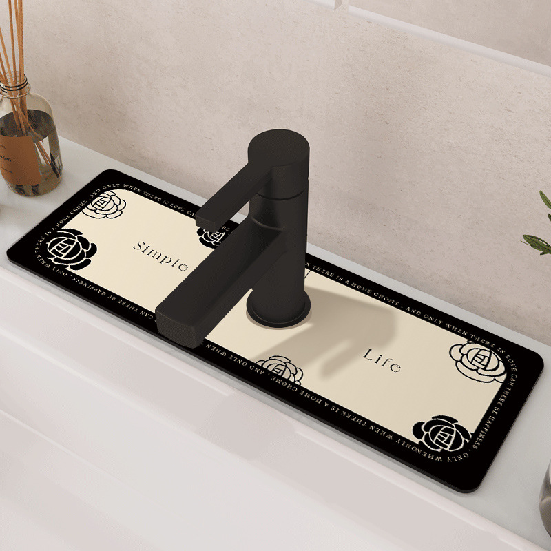 法式矽藻泥臺面吸水墊 