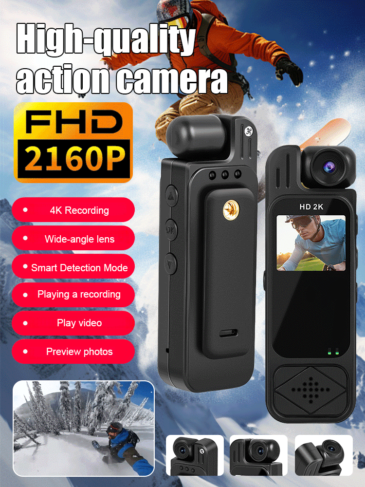 Portable recorder with screen