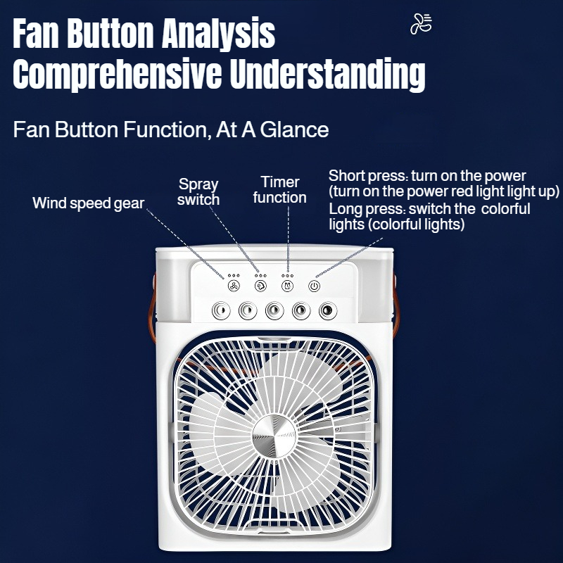 Cool and comfortable environment chiller electric fan cool Large Circulating air supply Cool breeze 