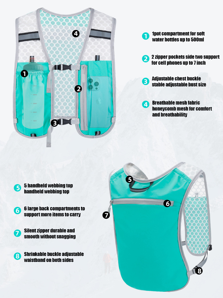 Running Phone Bag Outdoor Mountaineering Vest Bag