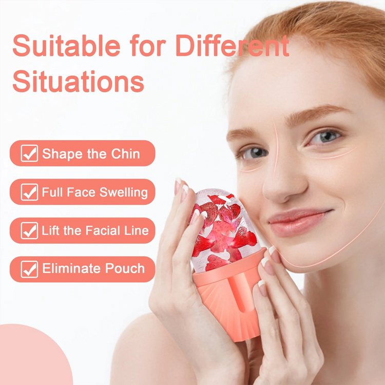 Beauty Salon De-Puffing Ice Massage Roller