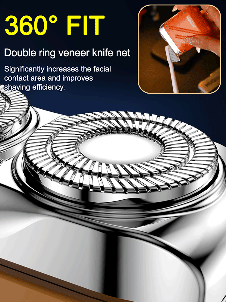 Small steel cannon suspended magnetic blade shaver